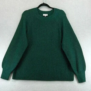 Jessica Simpson Women’s Sweater Plus Size XXL
Dark Forrest Green Ribbed Knit